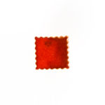 Gałki meblowe - kwadratowe - czerwona ceramiczna gałka - DOT manufacture