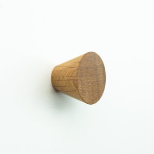 Oak furniture knob - SIMPLE CONE 4 cm knob - DOT Manufacture