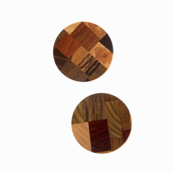Gałki do mebli z drewnianą mozaiką - KLIMT by DOT Manufacture